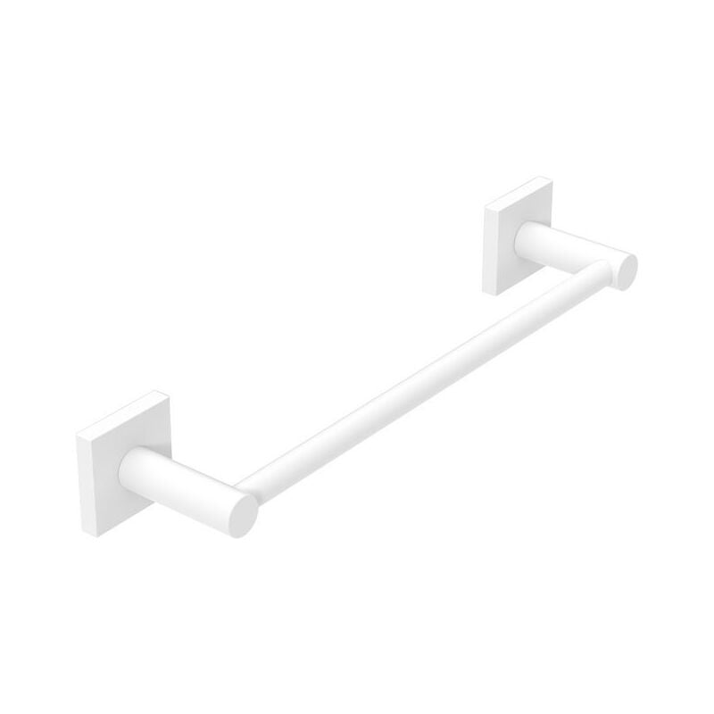 foto del prodotto metaform - barra porta asciugamani da bagno biadesivo viti hotel maison - colore: bianco - formato: 30 cm