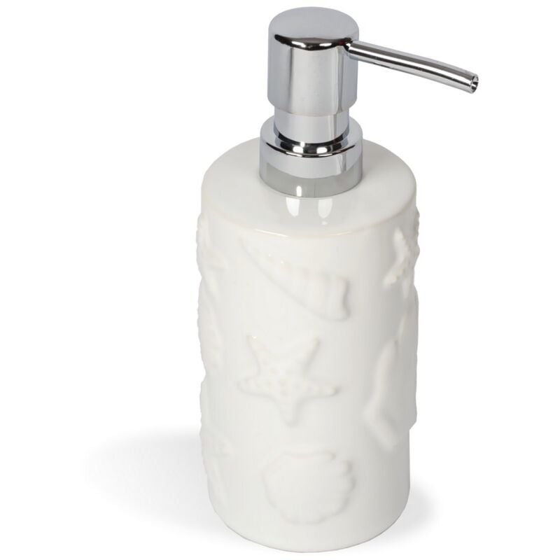 foto del prodotto metaform - dispenser sapone da appoggio bianco in ceramica mod. am lie