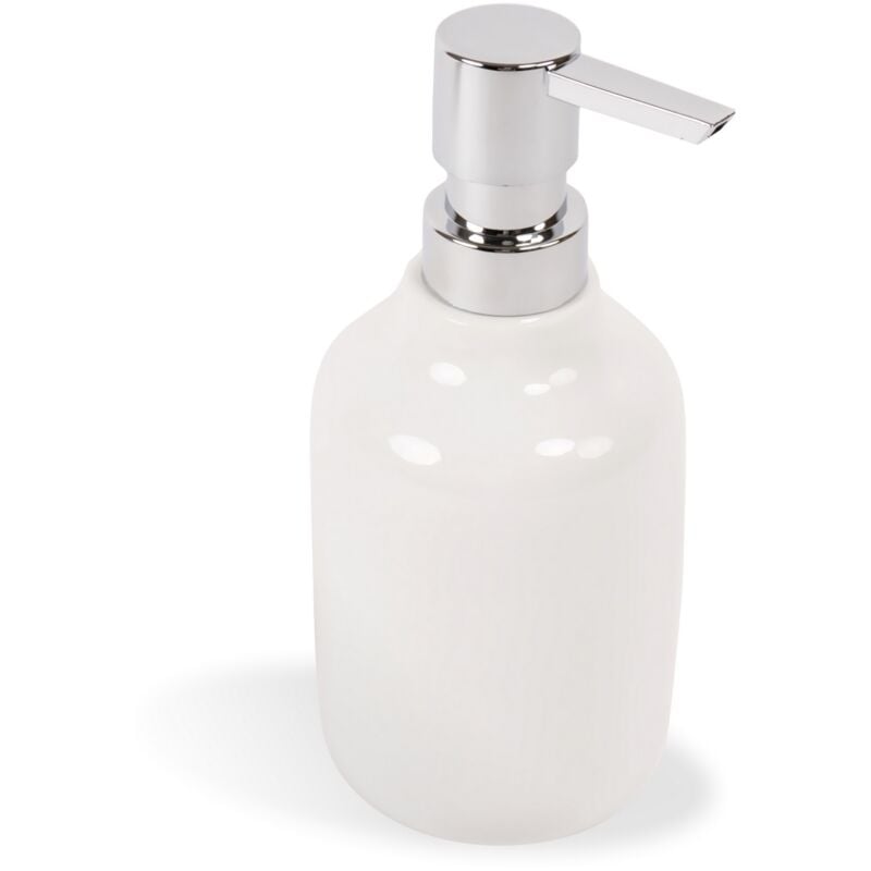 foto del prodotto metaform - dispenser sapone da appoggio bianco in ceramica mod. sophie