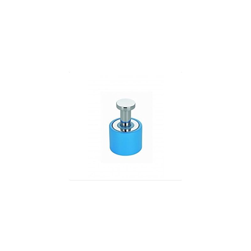 foto del prodotto metaform enjoy color coppia appendiabitiin ottone cromato azzurro