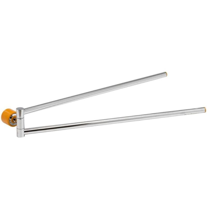 foto del prodotto metaform - enjoy color porta asciugamanoa snodo in ottone cromato arancio