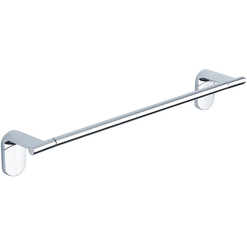 foto del prodotto metaform porta asciugamani 30cm da parete cromo in acciaio cromato mod. zero