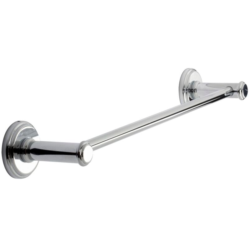 foto del prodotto metaform porta asciugamani 30cm da parete cromo in ottone cromato mod. impero
