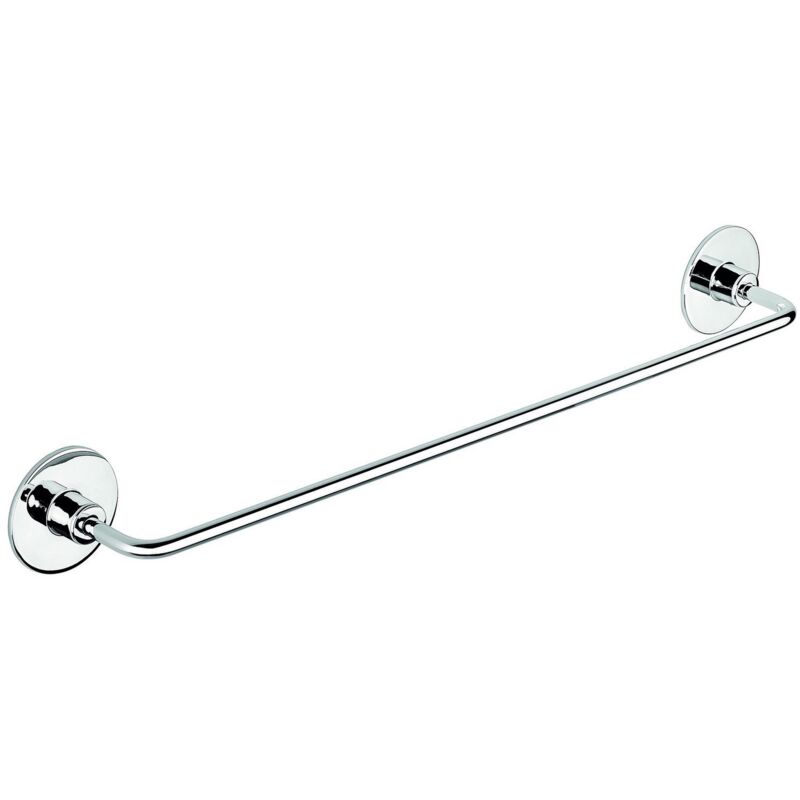 foto del prodotto metaform porta asciugamani 40cm da parete cromo in acciaio cromato mod. wind