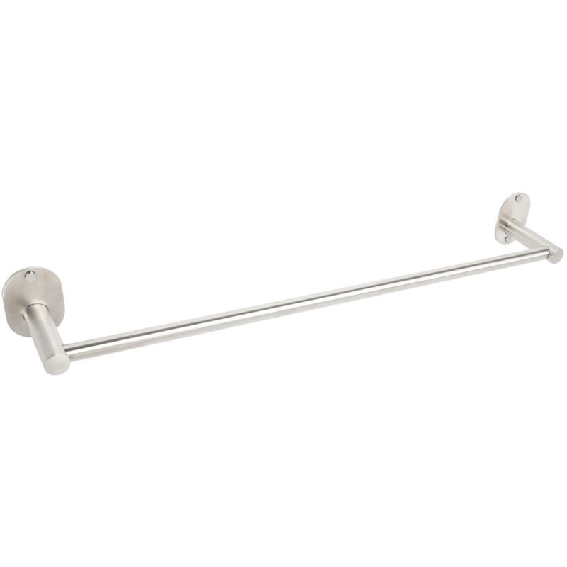 foto del prodotto metaform - porta asciugamani 45 a muro bagno in acciaio spazzolato mod. blizz