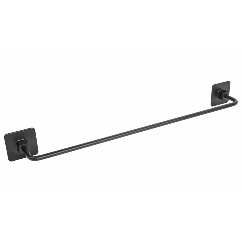 foto del prodotto metaform porta asciugamani 45 a muro in acciaio nero mod. cold wind black