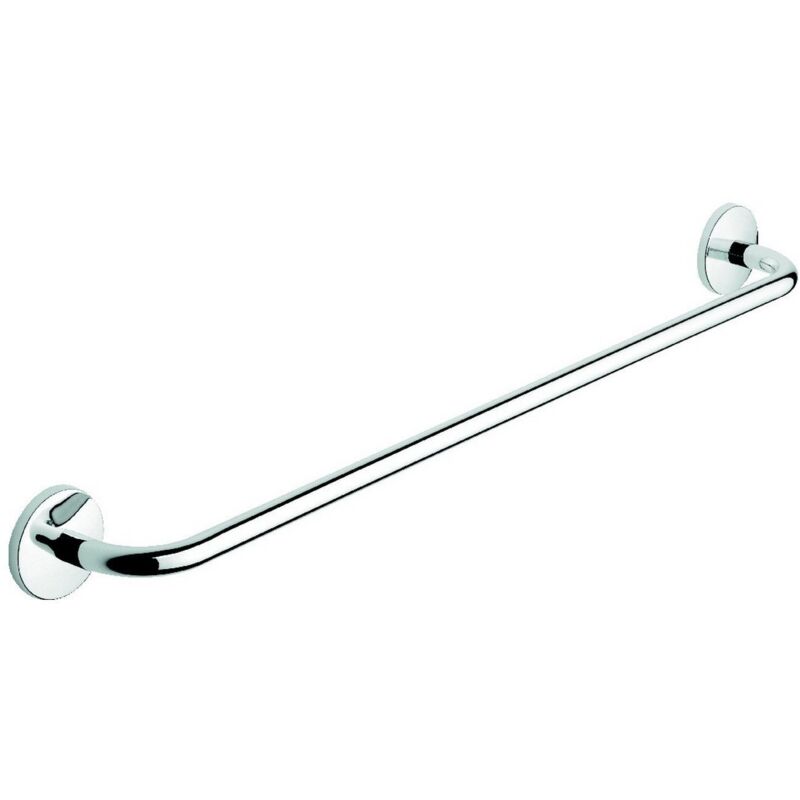 foto del prodotto metaform porta asciugamani 60cm da parete cromo in acciaio cromato mod. one duo cromo