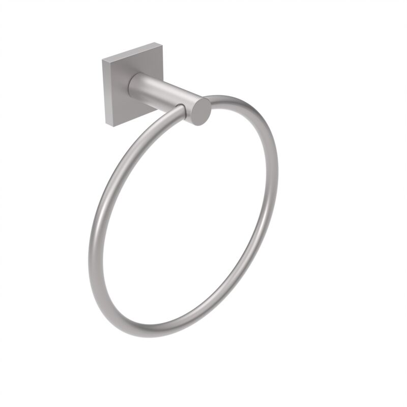 foto del prodotto metaform porta asciugamani ad anello da parete satinato in acciaio mod. hotel maison satin