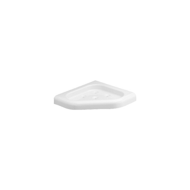 foto del prodotto metaform porta sapone angolare serie luca bianco metaf