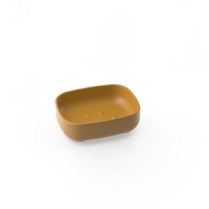foto del prodotto metaform porta sapone da appoggio zafferano in resine termoplastiche mod. pod