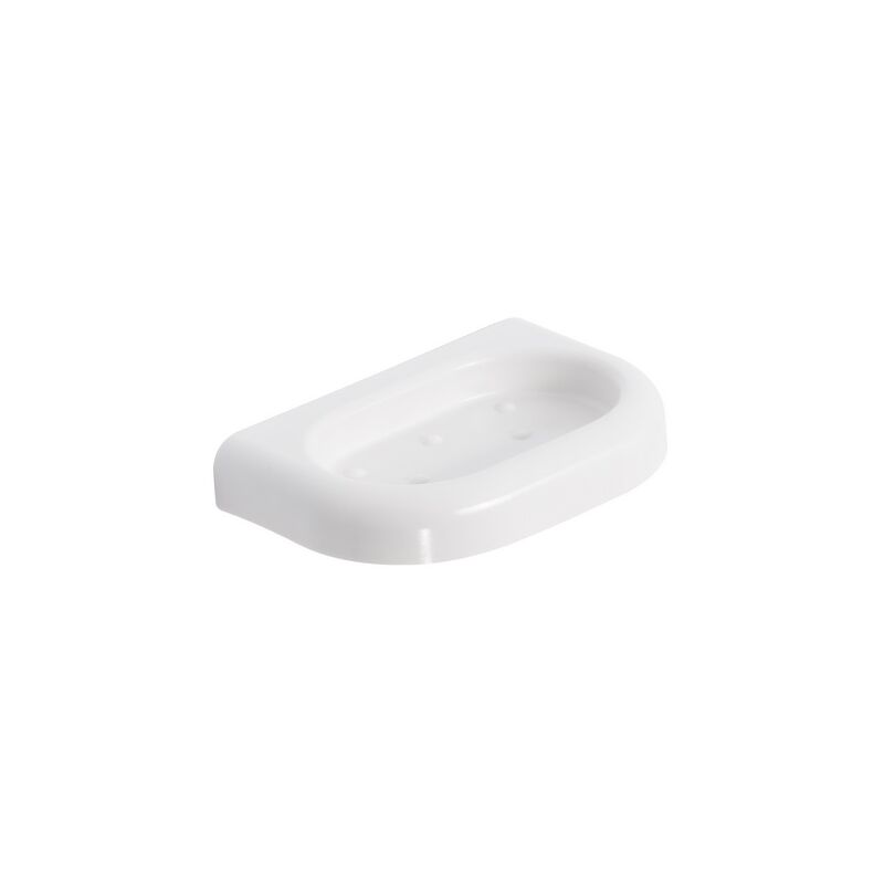 foto del prodotto metaform porta sapone da parete bianco in termoindurente e abs mod. linea