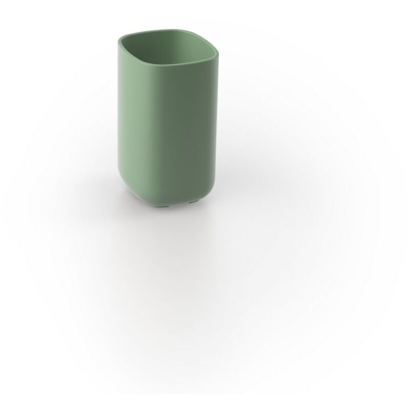 foto del prodotto metaform porta spazzolini da appoggio verde in resine termoplastiche mod. pod