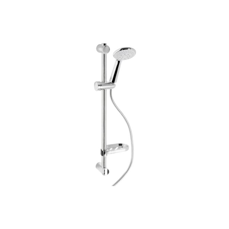 foto del prodotto metaform saliscendi acciaio abs mod. palinuro cromo 5 getti cromo metaf