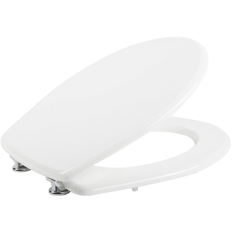 foto del prodotto metaform sedile wc bianco copriwater copriasse in mdf liscio con coperchio mod. colibr 
