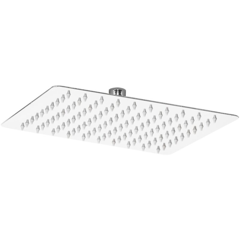 foto del prodotto metaform soffione doccia 25x25 quadrato effetto pioggia acciaio lucido