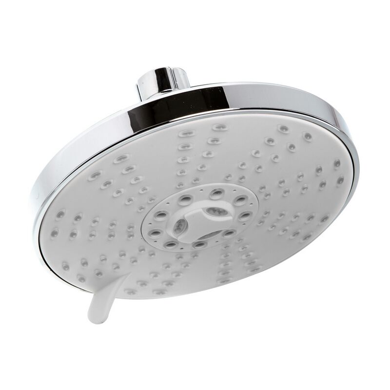 foto del prodotto metaform soffione doccia tondo 4 getti effetto pioggia cromo anticalcare
