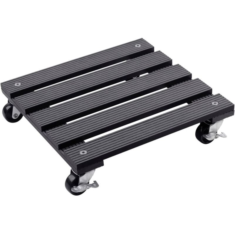 foto del prodotto metafranc wu0825110 piattaforma con ruote wpc capacit di carico max. 60 kg 300 mm x 300 m x 73 mm numero ruote di g