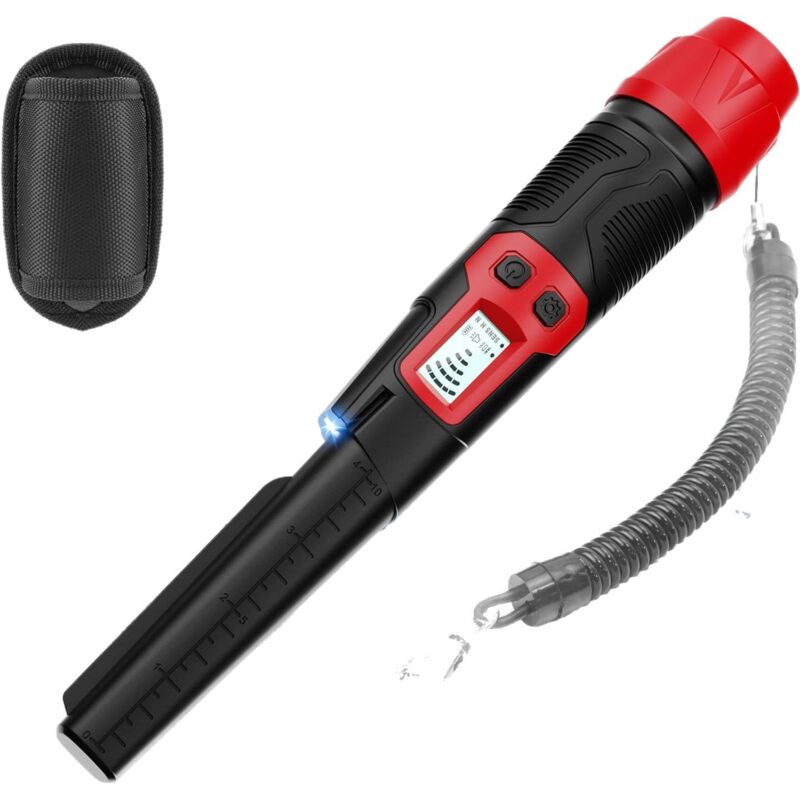 foto del prodotto metal detector, metal detector portatile ip68 pinpointer, metal detector a induzione di impulsi professionale a 360 con 3 modalit per adulti e