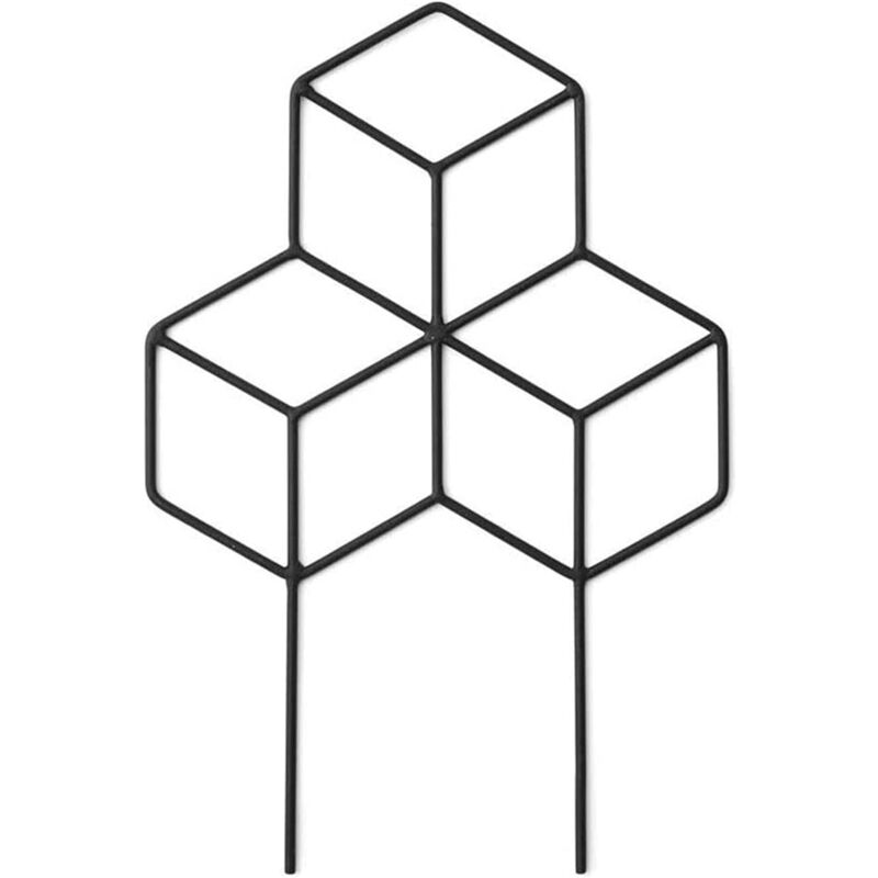 foto del prodotto metal garden trellis for climbing plants, iron plant support support for climbing vine, for garden and indoor plants size s,white 