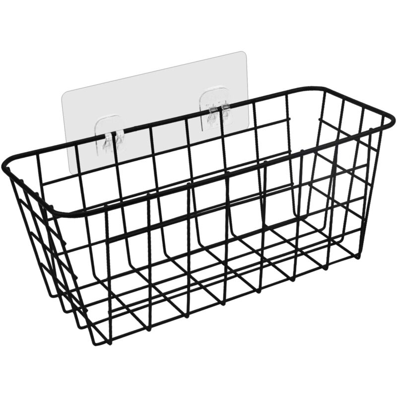 foto del prodotto metal storage baskets, shower organizer, self adhesive storage, no drilling bathroom shelf, self adhesive shower caddy, wire freezer basket for