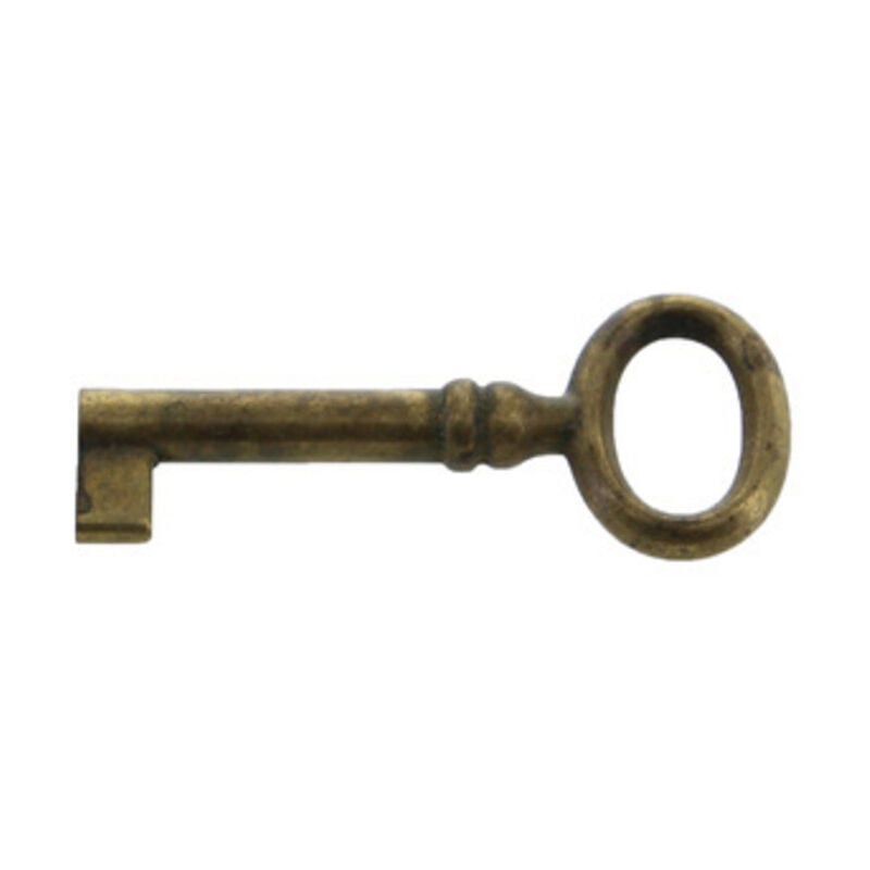 foto del prodotto metal style chiave antich. art. 33718 mm.24 56 ottone antico. prezzo per 1 pezzo.