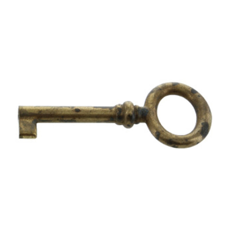 foto del prodotto metal style chiave antich. art. 33728 mm.29 69 ottone antico. prezzo per 1 pezzo.