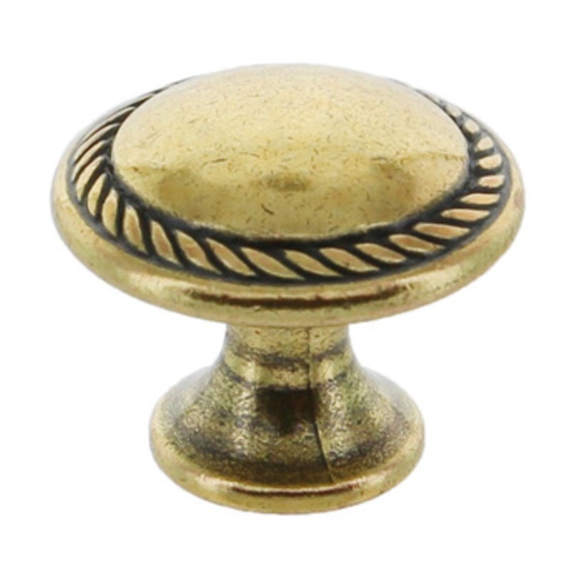 foto del prodotto metal style pomolo antich. art. 24223 mm.25 oro valenza. prezzo per 1 pezzo.