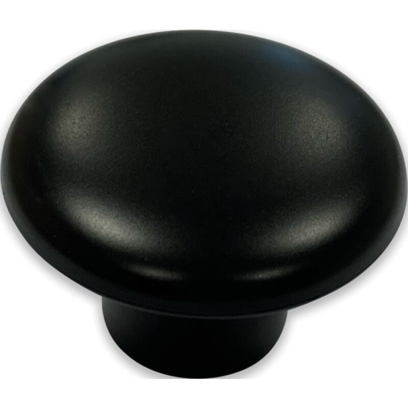 foto del prodotto metal style pomolo plastica 32mm laccato nero