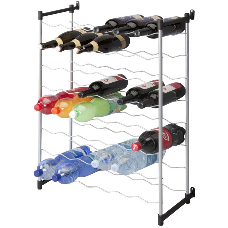 foto del prodotto metaltex 383748099 merlot scaffale da vino per 48 bottiglie, 58 x 26 x 83 cm