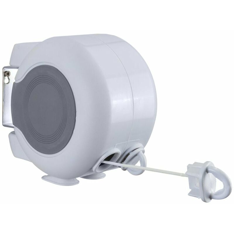 foto del prodotto metaltex filo retrattile doppio per stendere, per esterni, lunghezza 30 metri