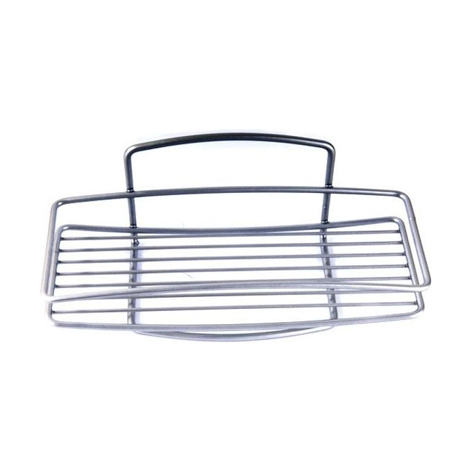 foto del prodotto metaltex mensola rettangolare da appendere con un ripiano 26x11 h 11