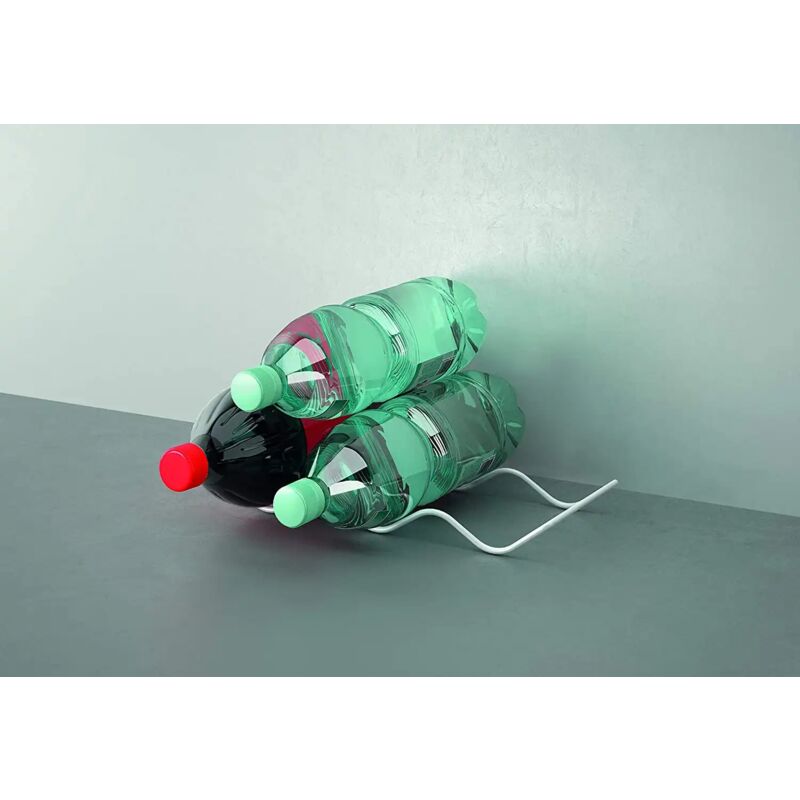 foto del prodotto metaltex portabottiglie porta bottiglia da frigo frigorifero contiene 6 bottiglie