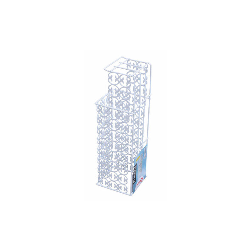 foto del prodotto metaltex portarotoli bagno bianco 13x14x46 cm