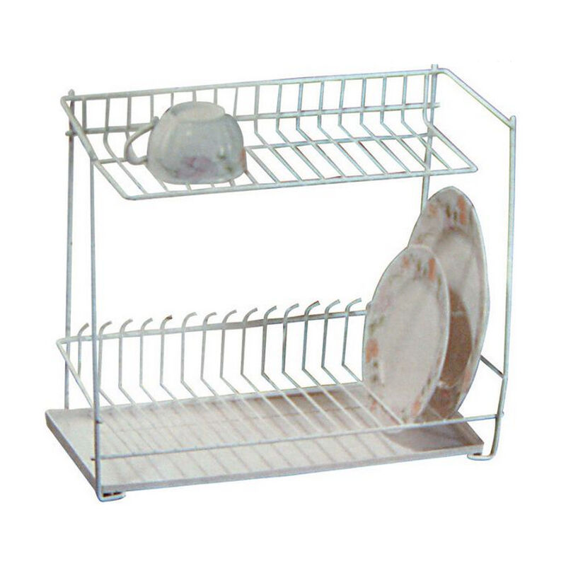 foto del prodotto metaltex scolapiatti a 2 ripiani 324244
