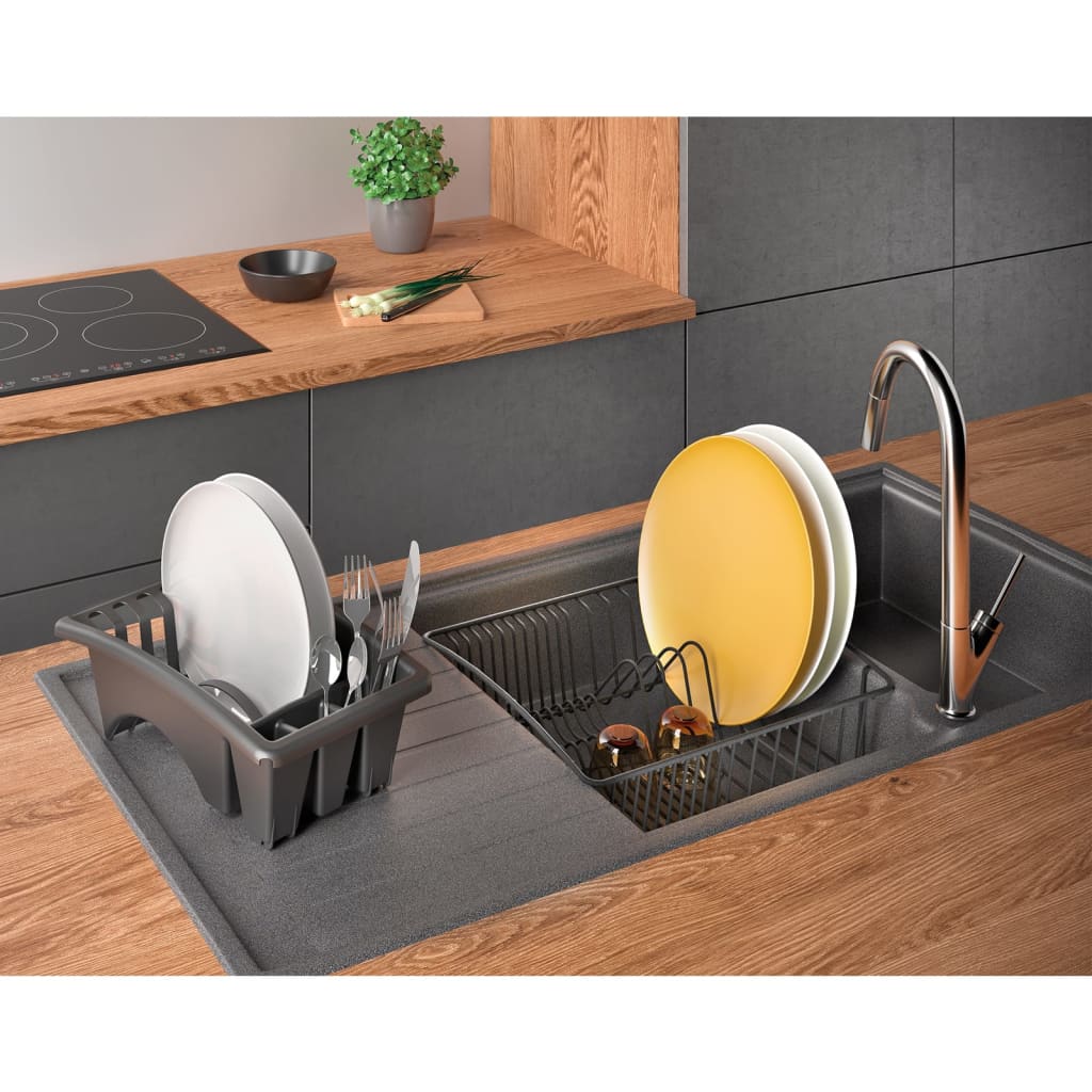 foto del prodotto metaltex scolapiatti aquatex plus lava nerocod mxl 130339
