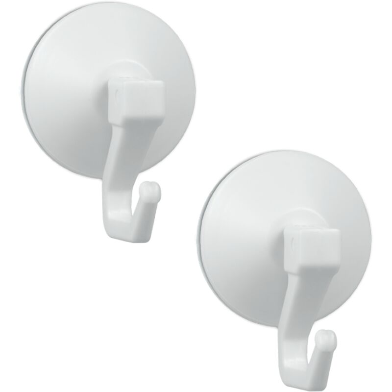 foto del prodotto metaltex set 2 ganci a ventosa in plastica pvcon ps 4 cm