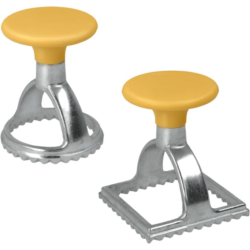 foto del prodotto metaltex set 2 stampi per ravioli allum.manico plastica ab