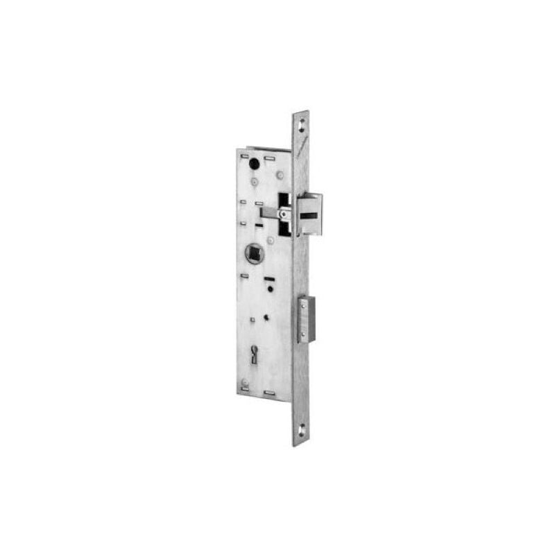 foto del prodotto metalux f102360010 serratura a 4 scanalature con scrocco, asse 21 mm