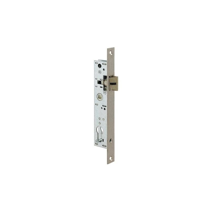 foto del prodotto metalux f109390000 serratura da infilare a punto singolo con profilo stretto a becco d anatra serie 9 larghezza 39,5 mm