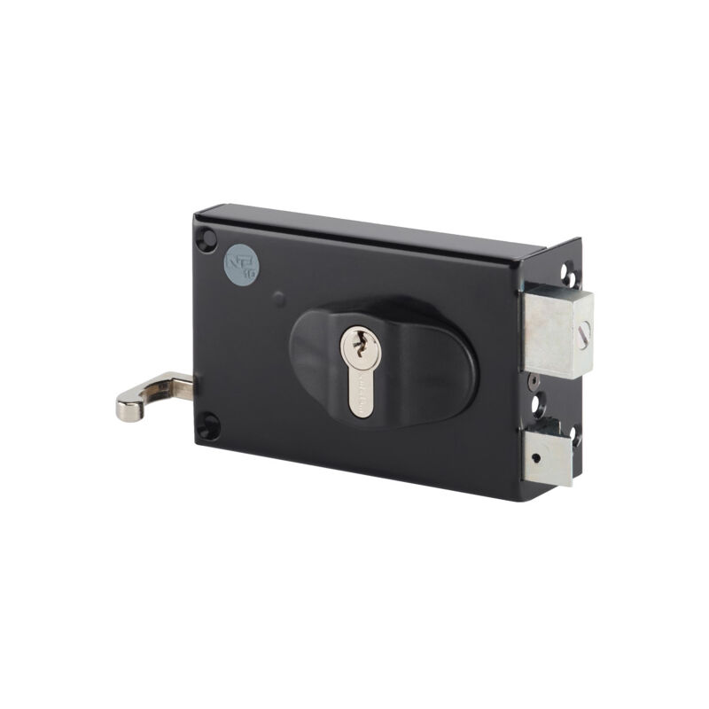 foto del prodotto metalux sas serratura orizzontale da superficie regolabile 52 60 mm gira a destra cilindro euro nd10 9770