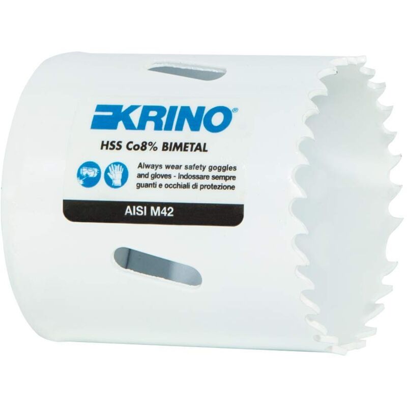 foto del prodotto metalworks krino 2109005000 seghe a tazza m42 a dentatura variabile, bianco, 50 mm