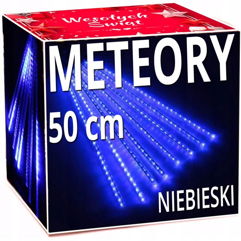 foto del prodotto meteory icils neve che cade ip44 luci per albero di natale da esterno a led girlanda