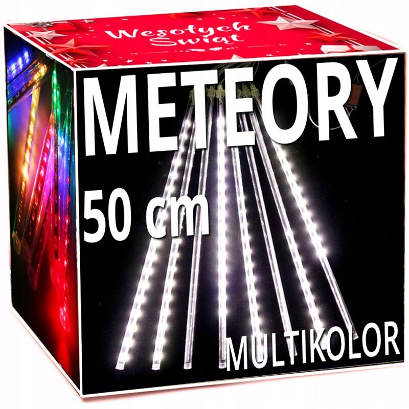 foto del prodotto meteory icils neve che cade ip44 luci per albero di natale da esterno a led girlanda
