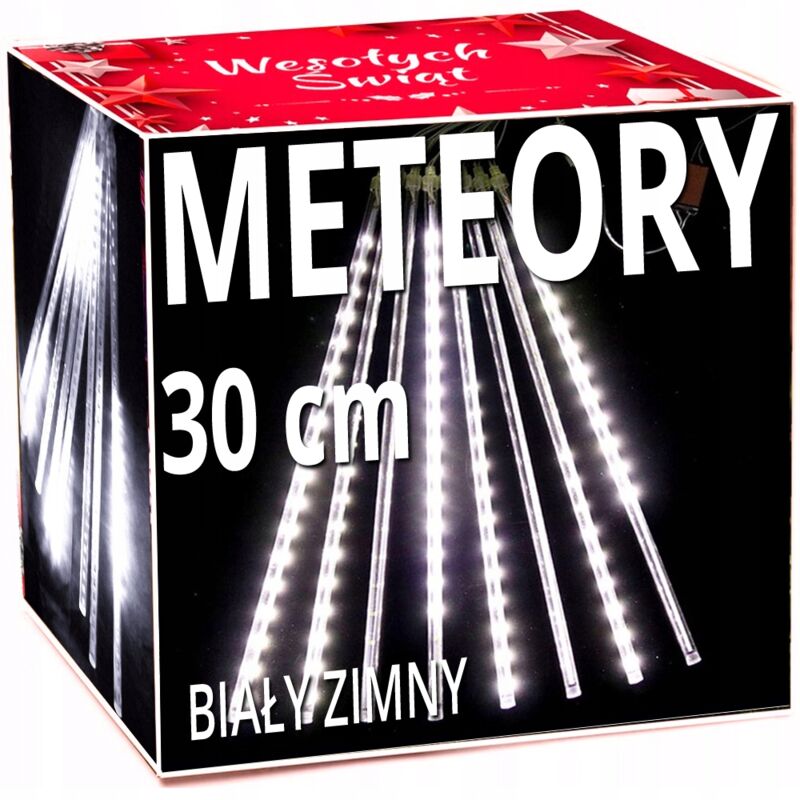 foto del prodotto meteory icils neve che cade ip44 luci per albero di natale da esterno a led girlanda