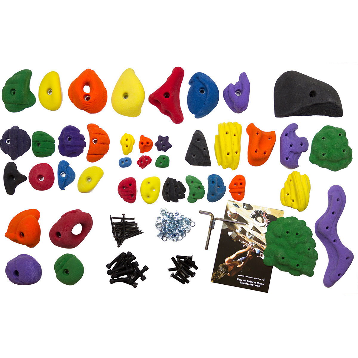 foto del prodotto metolius set di prese da arrampicata pu mega pack 40