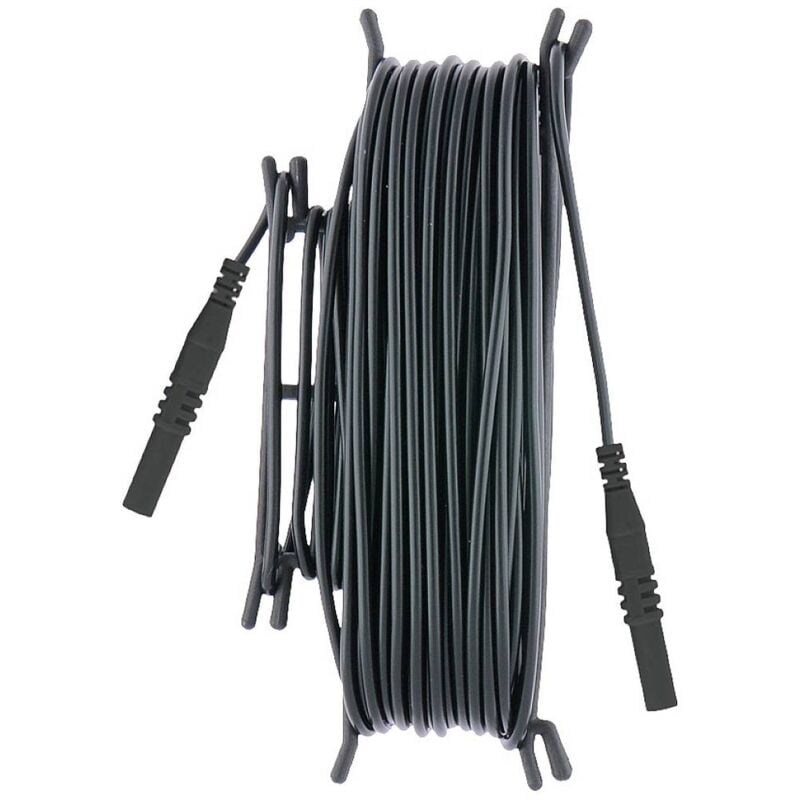 foto del prodotto metrel a 1621 puntali di sicurezza spina a banana 4 mm spina a banana 4 mm 20 m nero 1 pz.