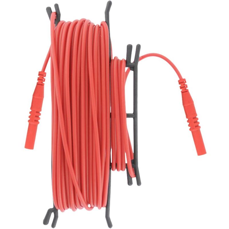 foto del prodotto metrel a 1630 cavo di misura spina a banana 4 mm spina a banana 4 mm 5 m rosso 1 pz.