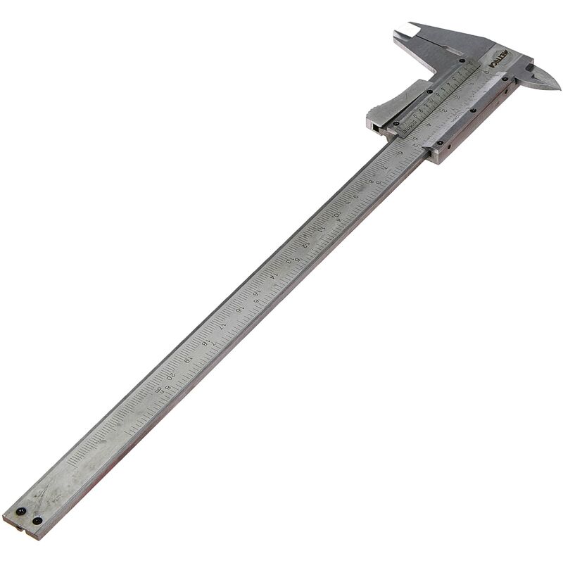 foto del prodotto metrica calibro in acciaio inox temprato, 0 200 mm