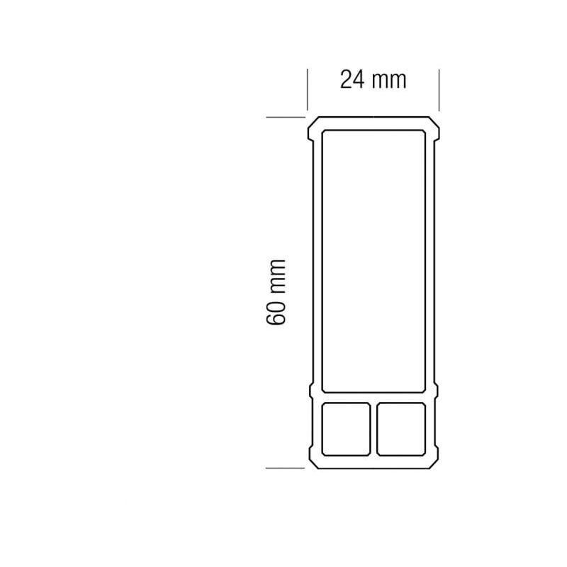 foto del prodotto metrica flash level xl 60 cm 2 fiale con maniglie 33186