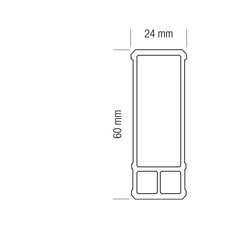 foto del prodotto metrica - flash level xl 80 cm 2 fiale con manici - 33182